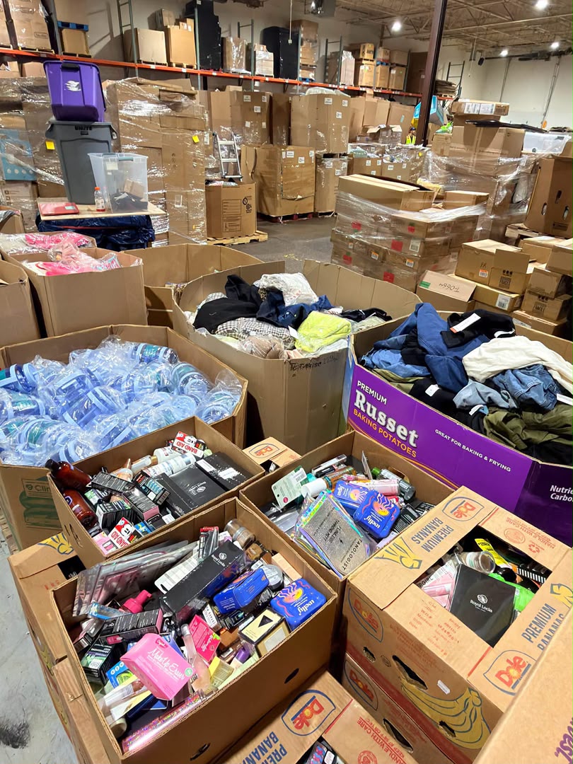 Mixed Clothing, Household & Food Pallet